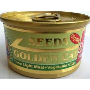 Seeds Golden Cat Tuna   Veg   Egg 80g