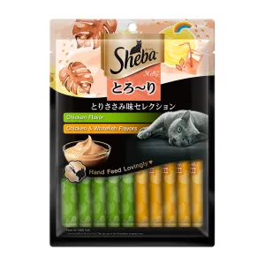 Sheba Melty Cat Treats Chicken   Chicken & Whitefish 12g x 20