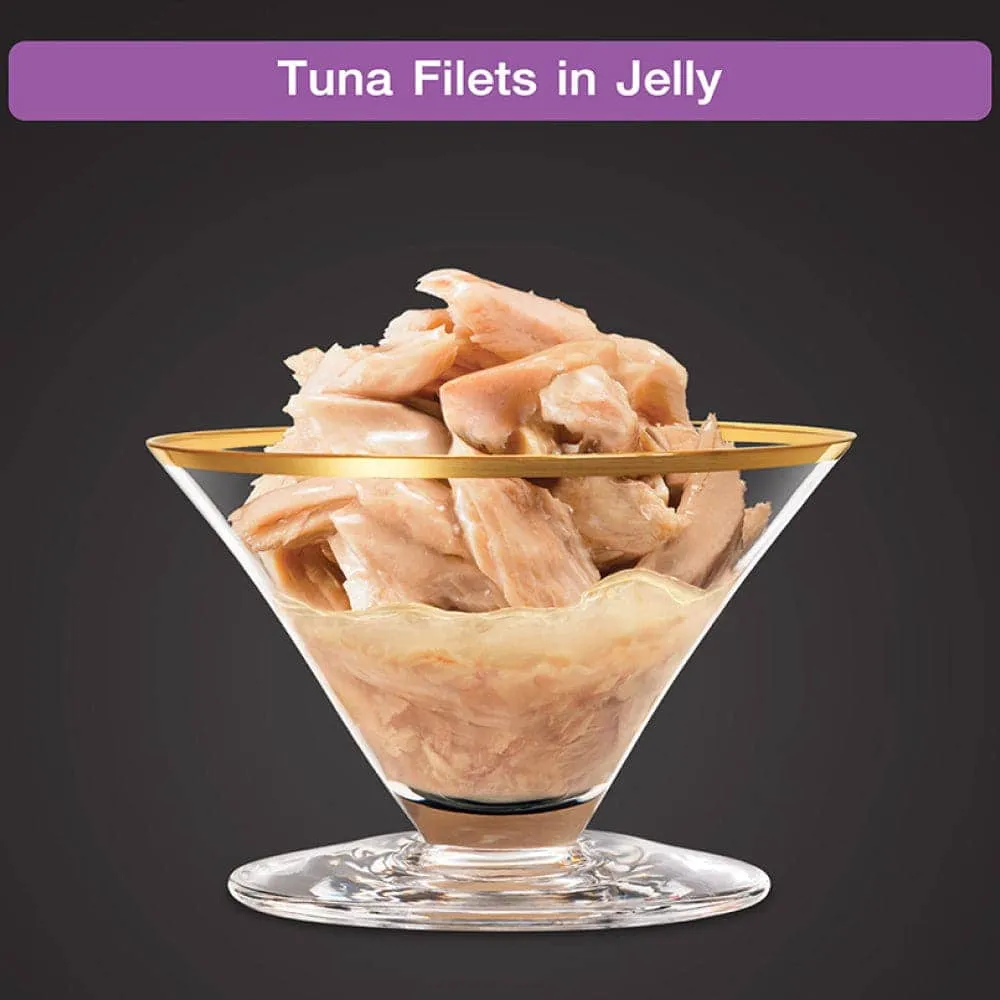 Sheba Pure Tuna Filets in Jelly Premium Cat Wet Food and Chicken Flavour Irresistible Cat Dry Food Combo