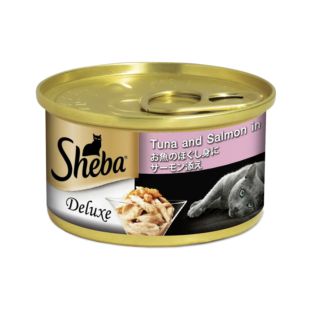 Sheba Tuna and Salmon in Gravy 85g