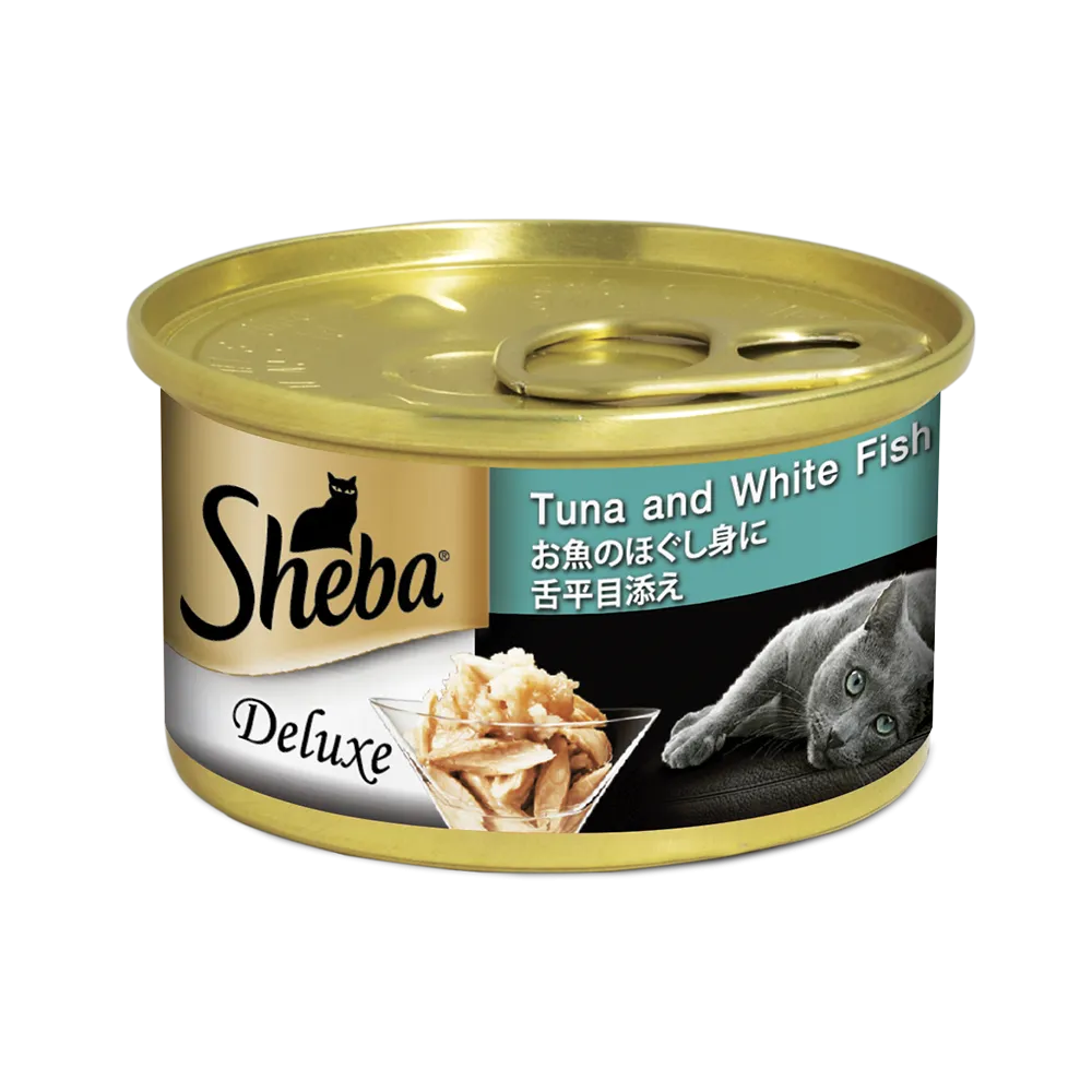 Sheba Tuna and White Fish in Gravy 85g