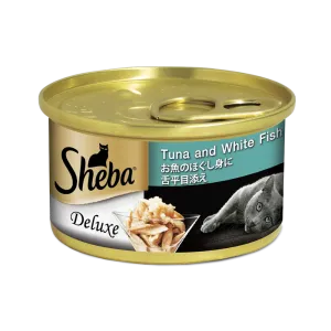 Sheba Tuna and White Fish in Gravy 85g