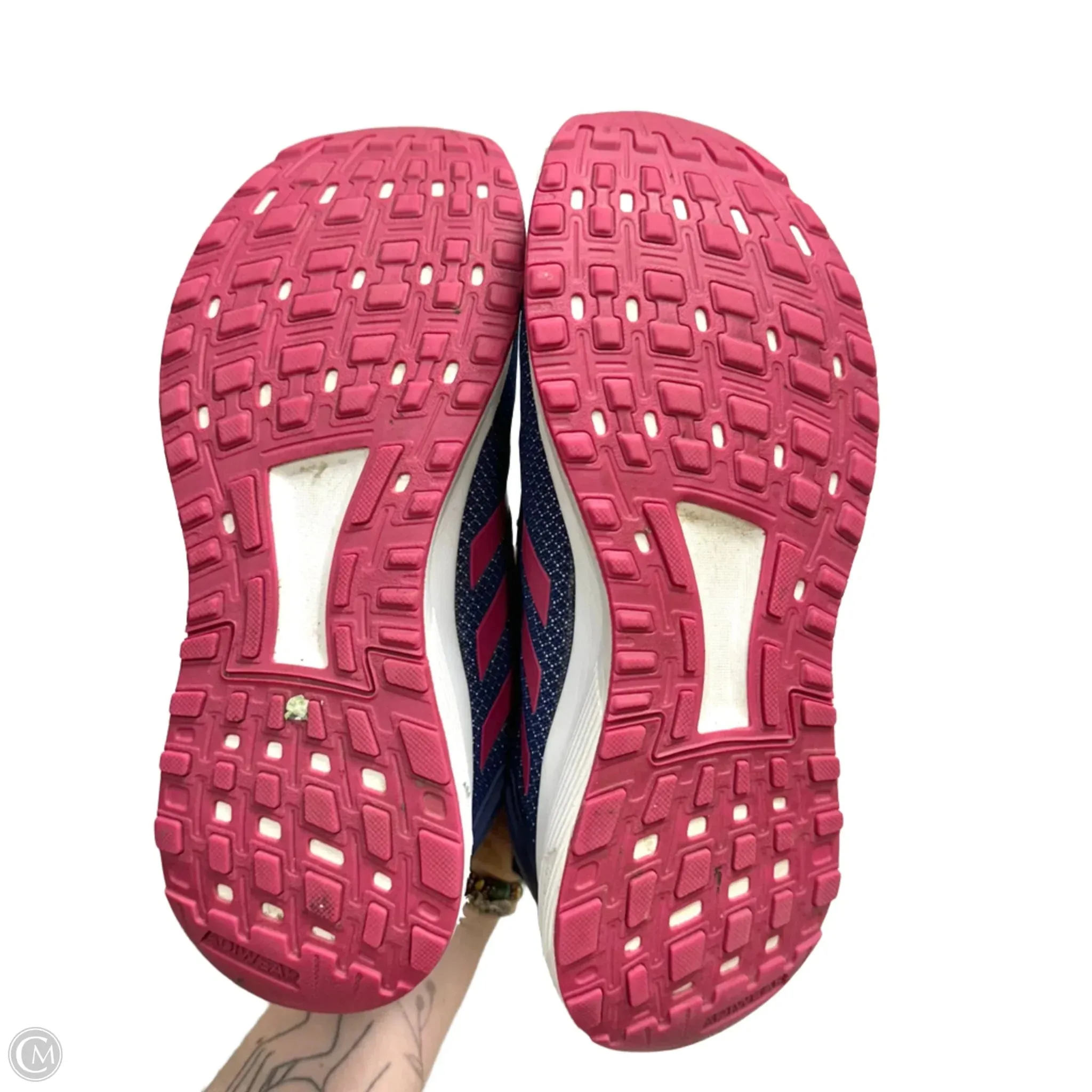 Shoes Athletic By Adidas In Blue & Pink, Size: 7 adidas
