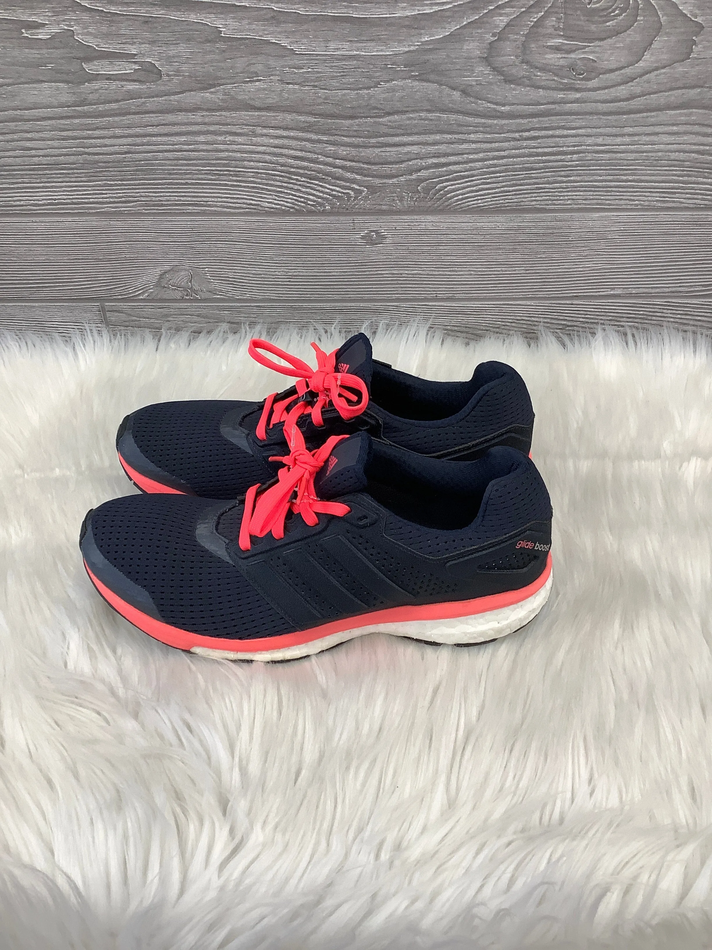 Shoes Athletic By Adidas In Blue & Pink, Size: 9 adidas