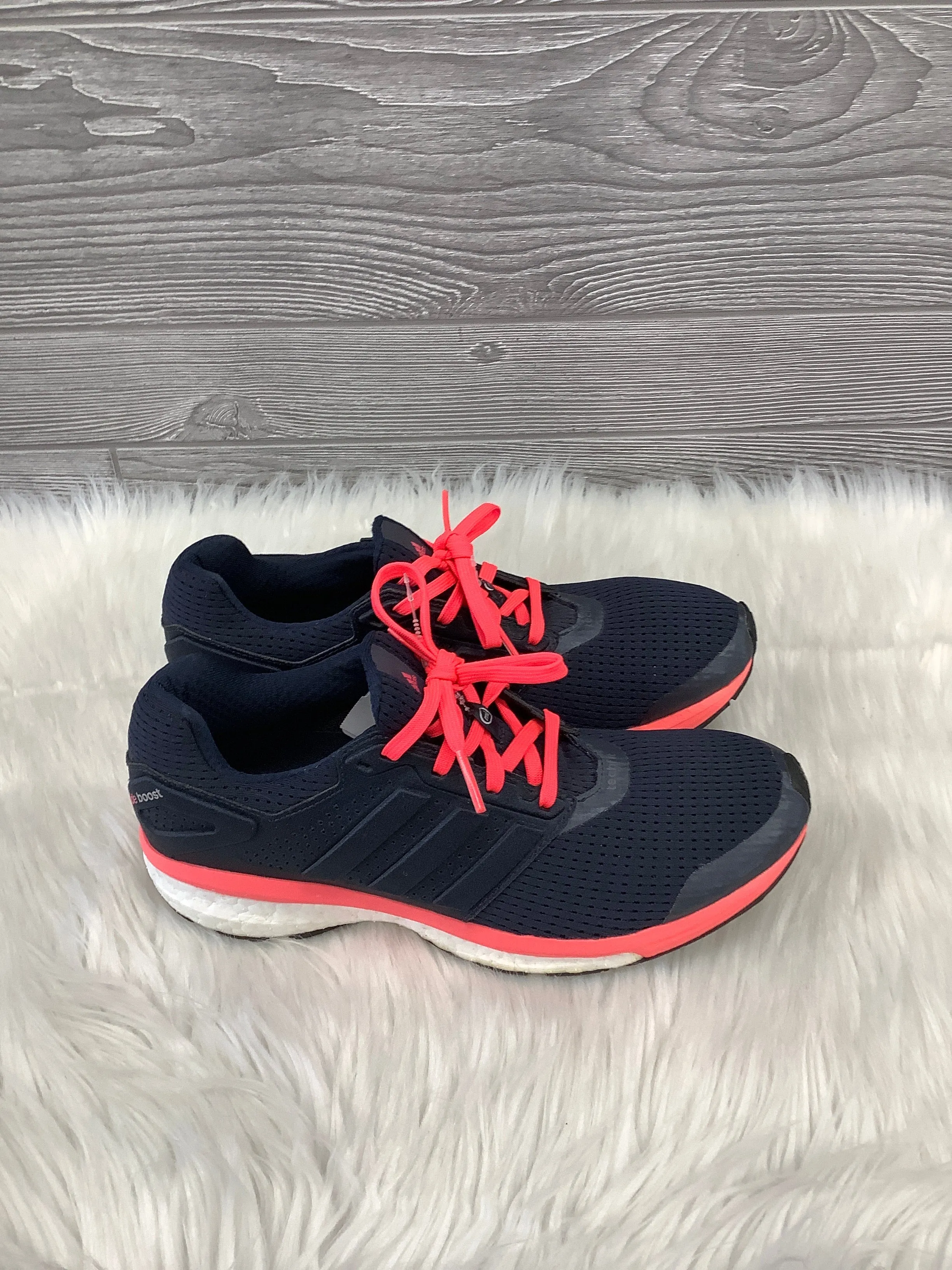 Shoes Athletic By Adidas In Blue & Pink, Size: 9 adidas