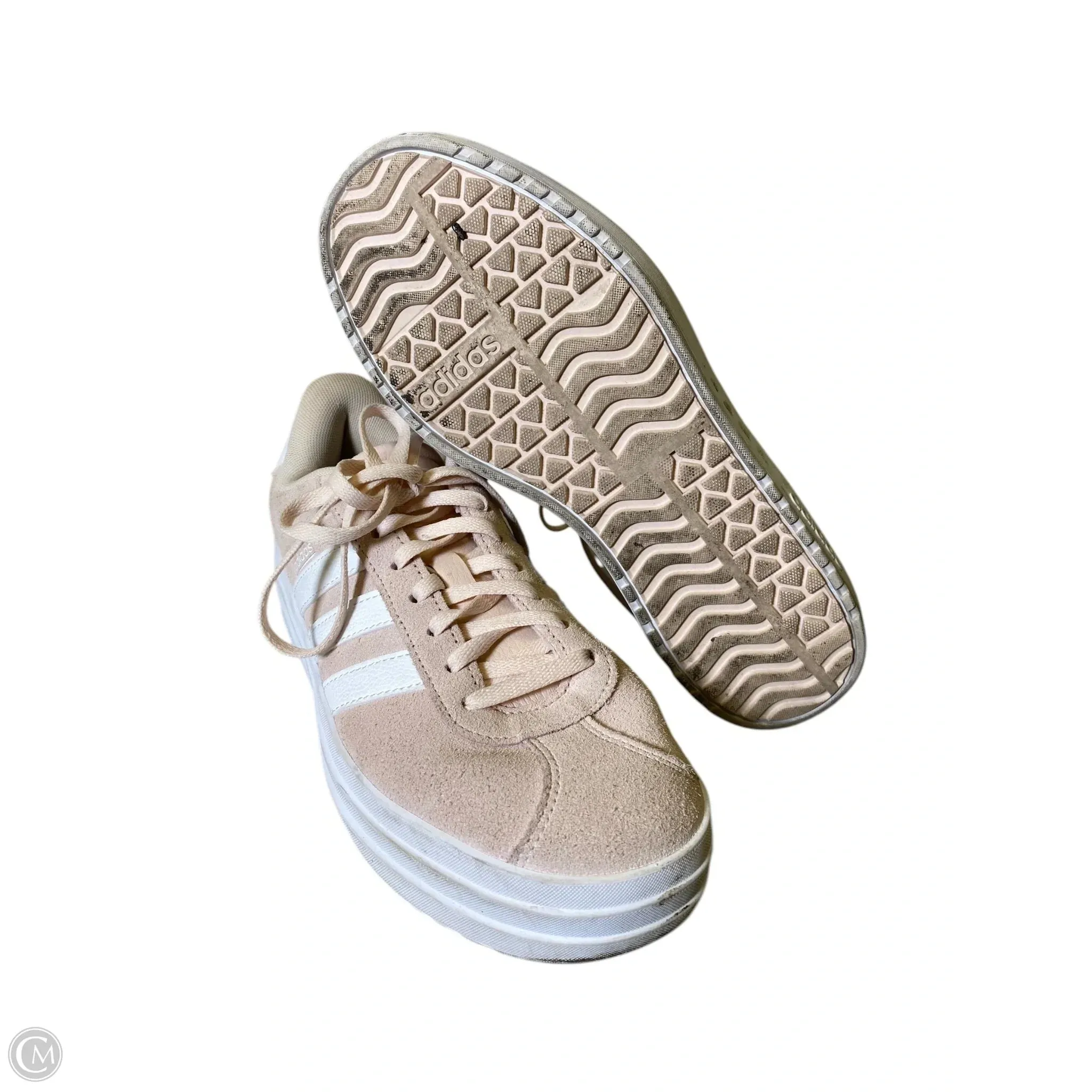 Shoes Athletic By Adidas In Pink & White, Size: 7 adidas