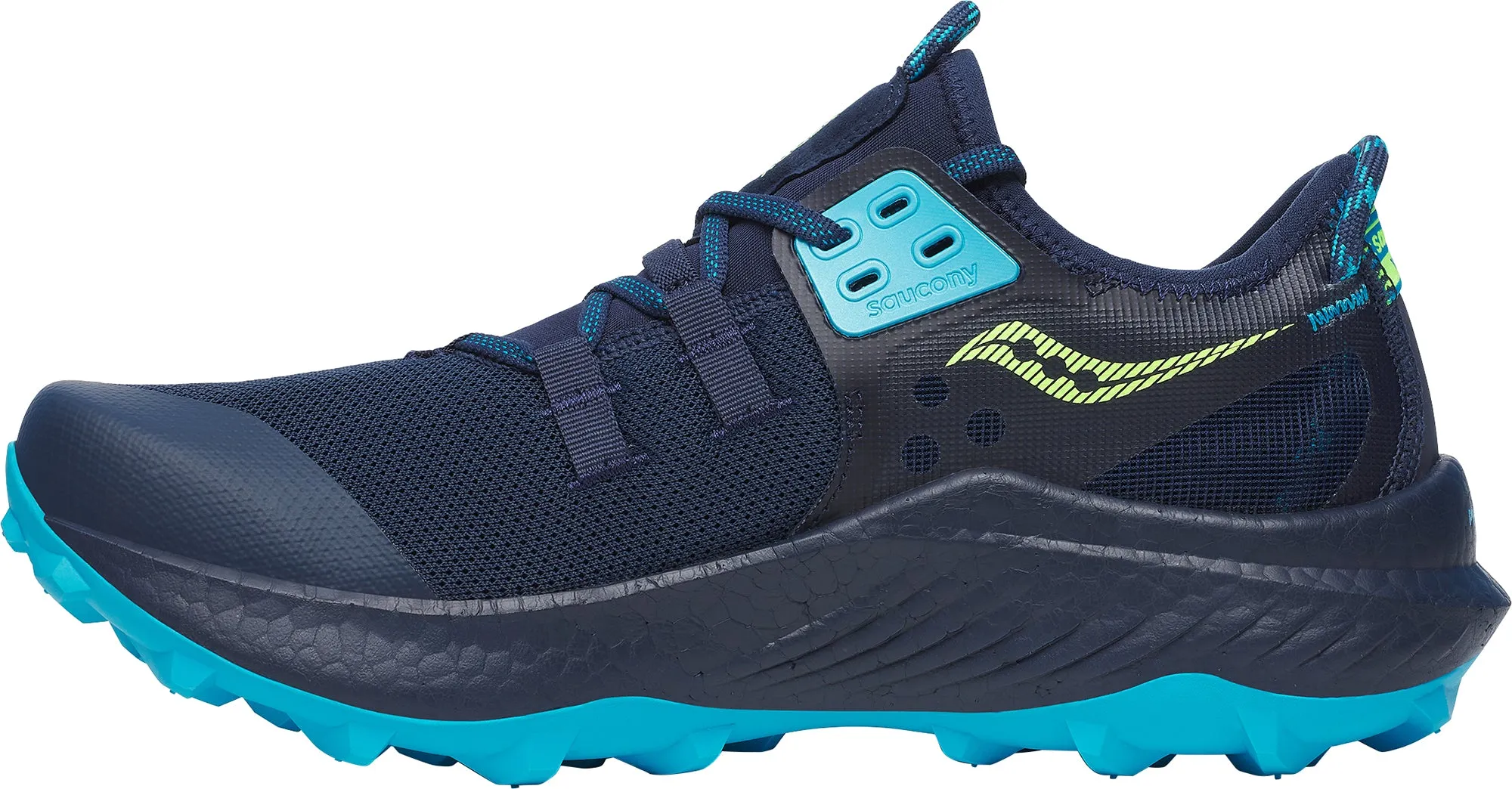 Shoes Saucony Saucony Endorphin Rift Mens Trail Running Shoes - Navy