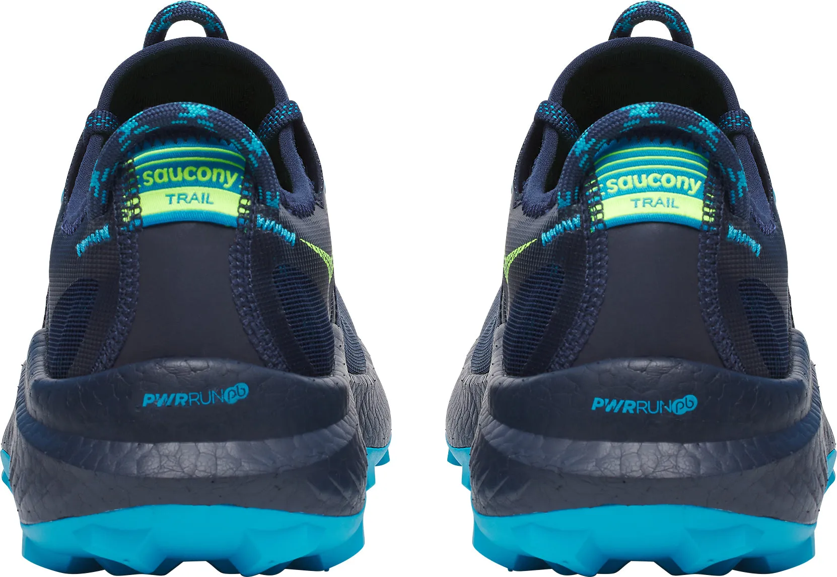 Shoes Saucony Saucony Endorphin Rift Mens Trail Running Shoes - Navy