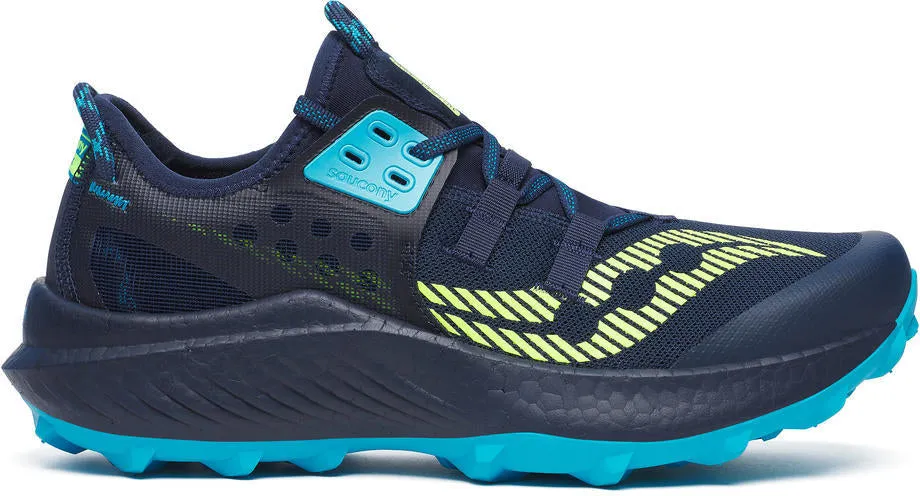 Shoes Saucony Saucony Endorphin Rift Mens Trail Running Shoes - Navy