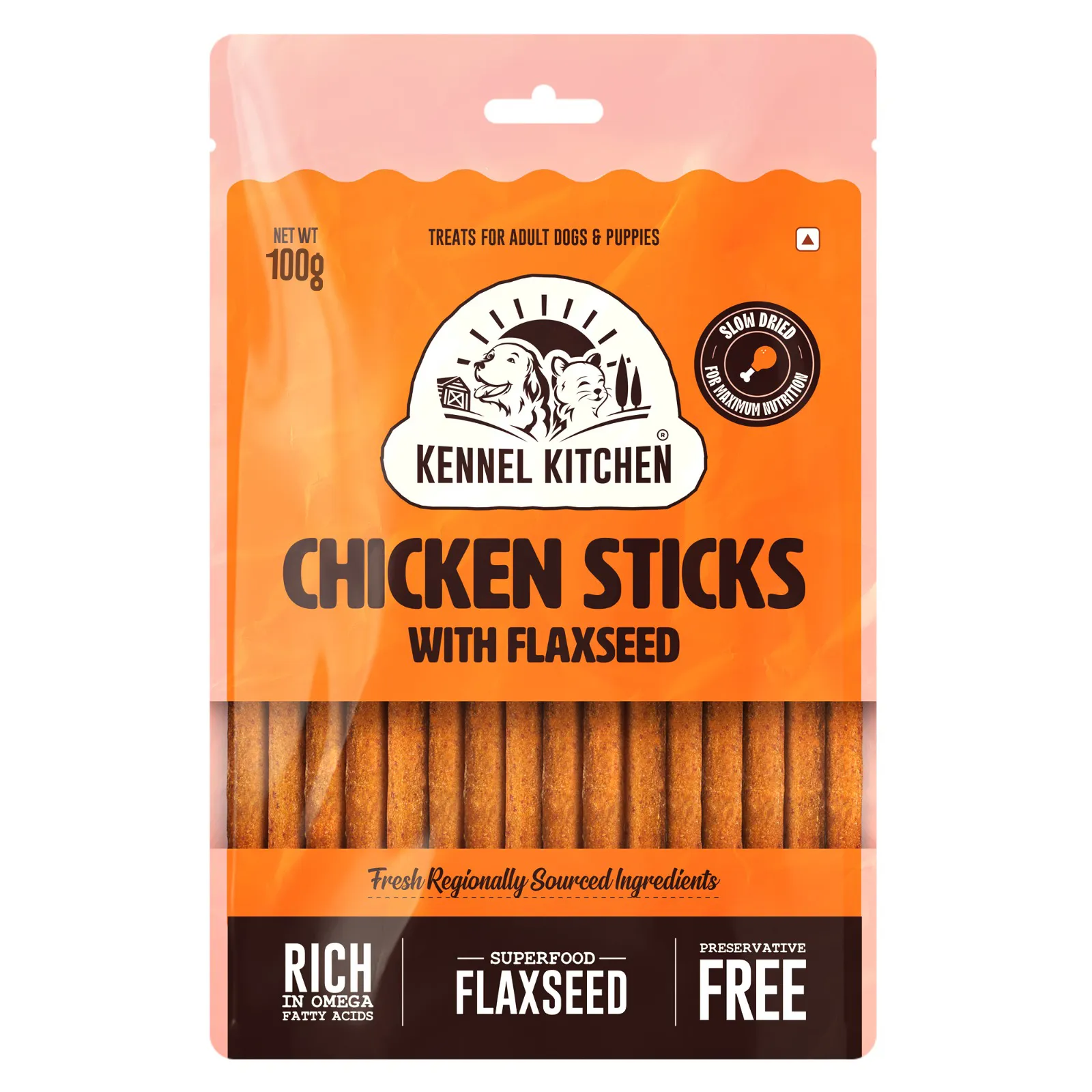 Signature Grain Zero Chicken Egg Vegetables Adult Dry Food, Kennel Kitchen Chicken Flaxseed Stick Dogs Combo