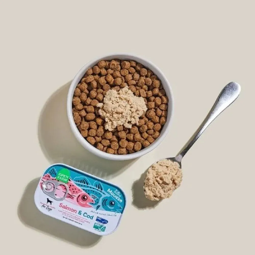 Silky Mousse Salmon & Cod Tasty Meal Topper for Dogs