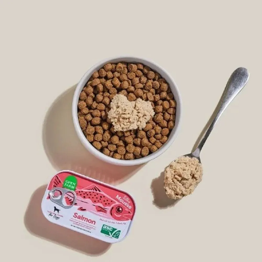 Silky Mousse Salmon Tasty Meal Topper for Dogs