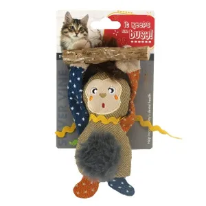 Silvervine Burlap Monkey Cat Toy