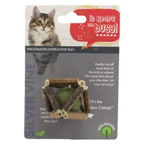 Silvervine Octahedron Ball Cat Toy
