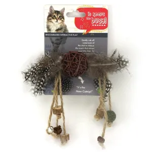 Silvervine Rattan Ball Cat Toy