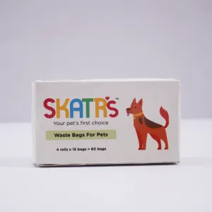 Skatrs Poop Bags for Dogs and Cats