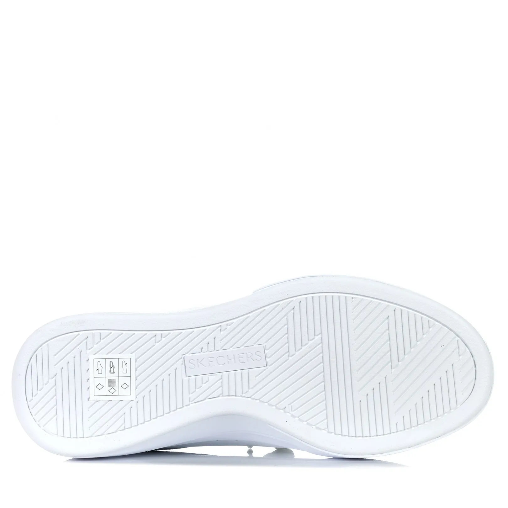 Skechers Cordova Classic - Best Behaviour 185060 White/Blue Shoes_Skechers