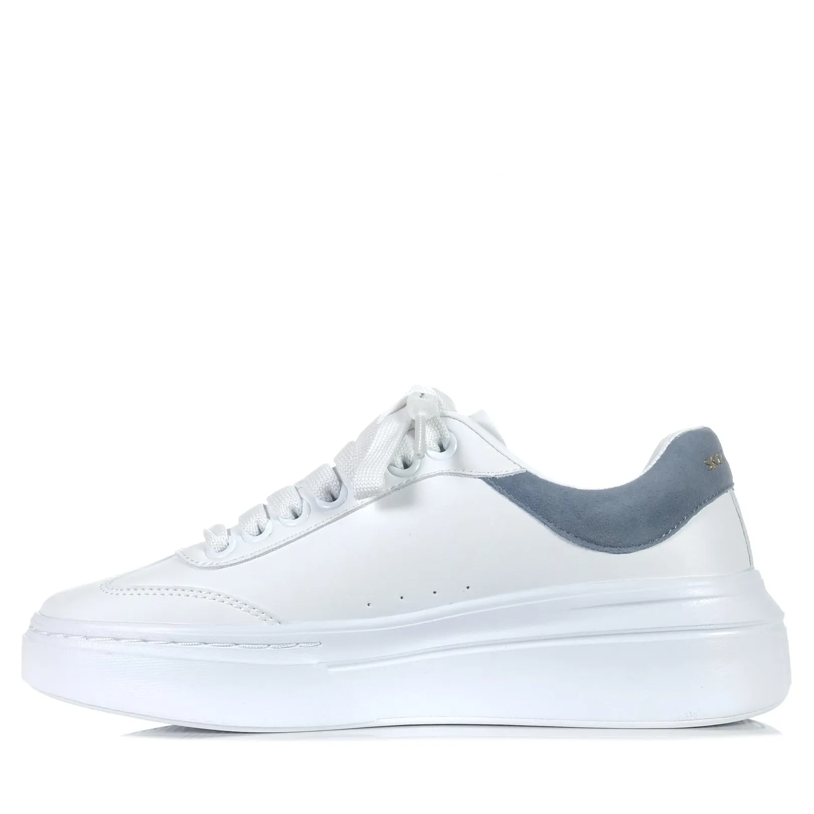 Skechers Cordova Classic - Best Behaviour 185060 White/Blue Shoes_Skechers