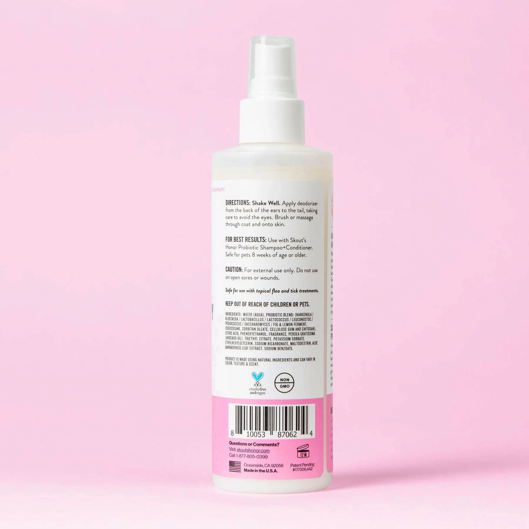 Skout's Honor Probiotic Daily Use Pet Deodorizer Spray