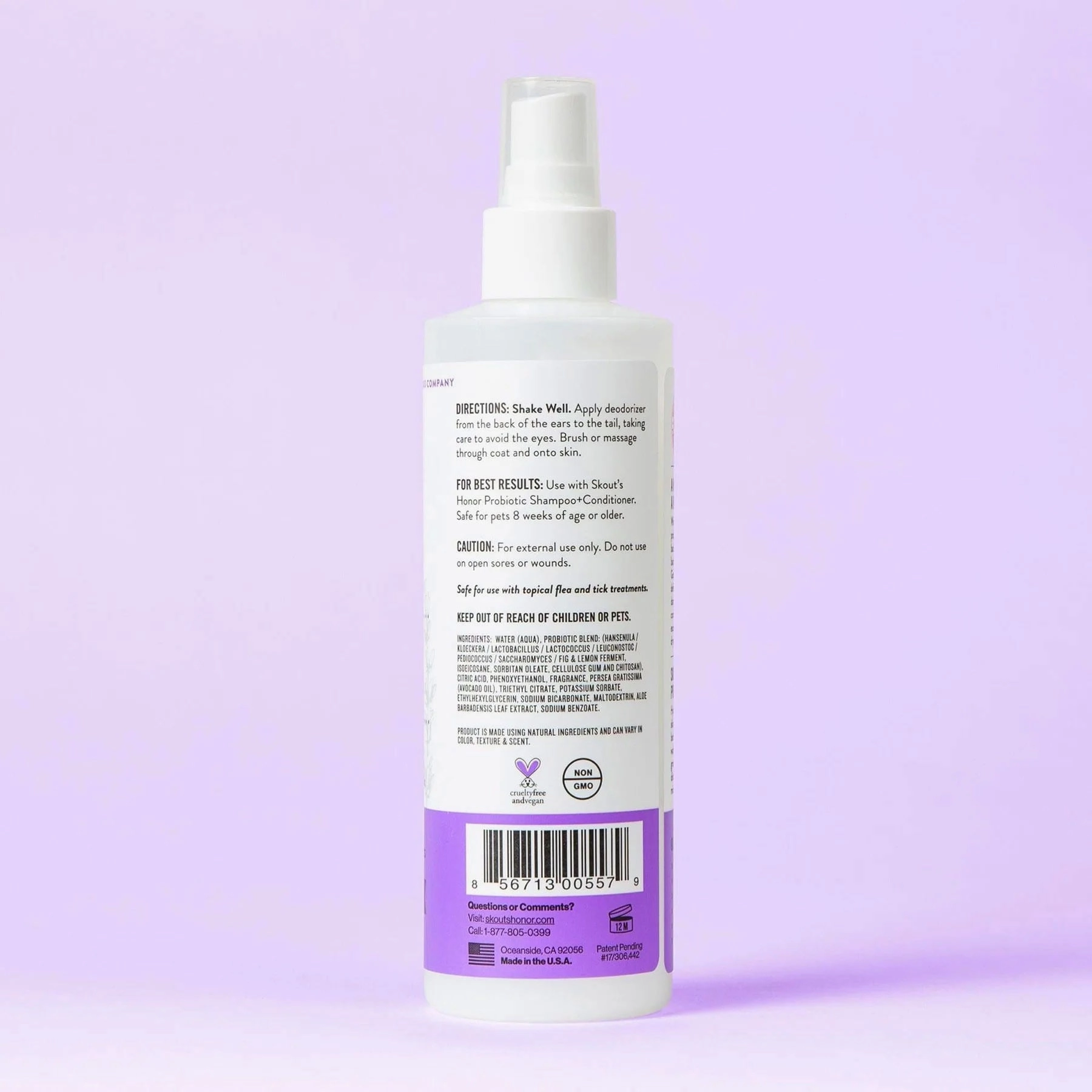 Skout's Honor Probiotic Daily Use Pet Deodorizer Spray