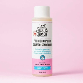 Skout's Honor Probiotic Shampoo & Conditioner; Happy Puppy
