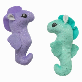 Snugarooz Kitty 2-Pack Seahorse with Catnip Cat Toy