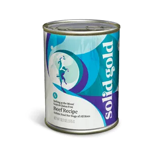 Solid Gold Barking at the Moon Grain Free Beef Recipe Canned Dog Food