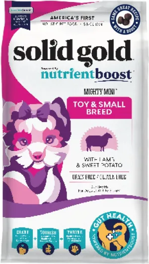 Solid Gold Nutrientboost Mighty Mini Lamb Sweet Potato & Cranberry Recipe Dry Dog Food