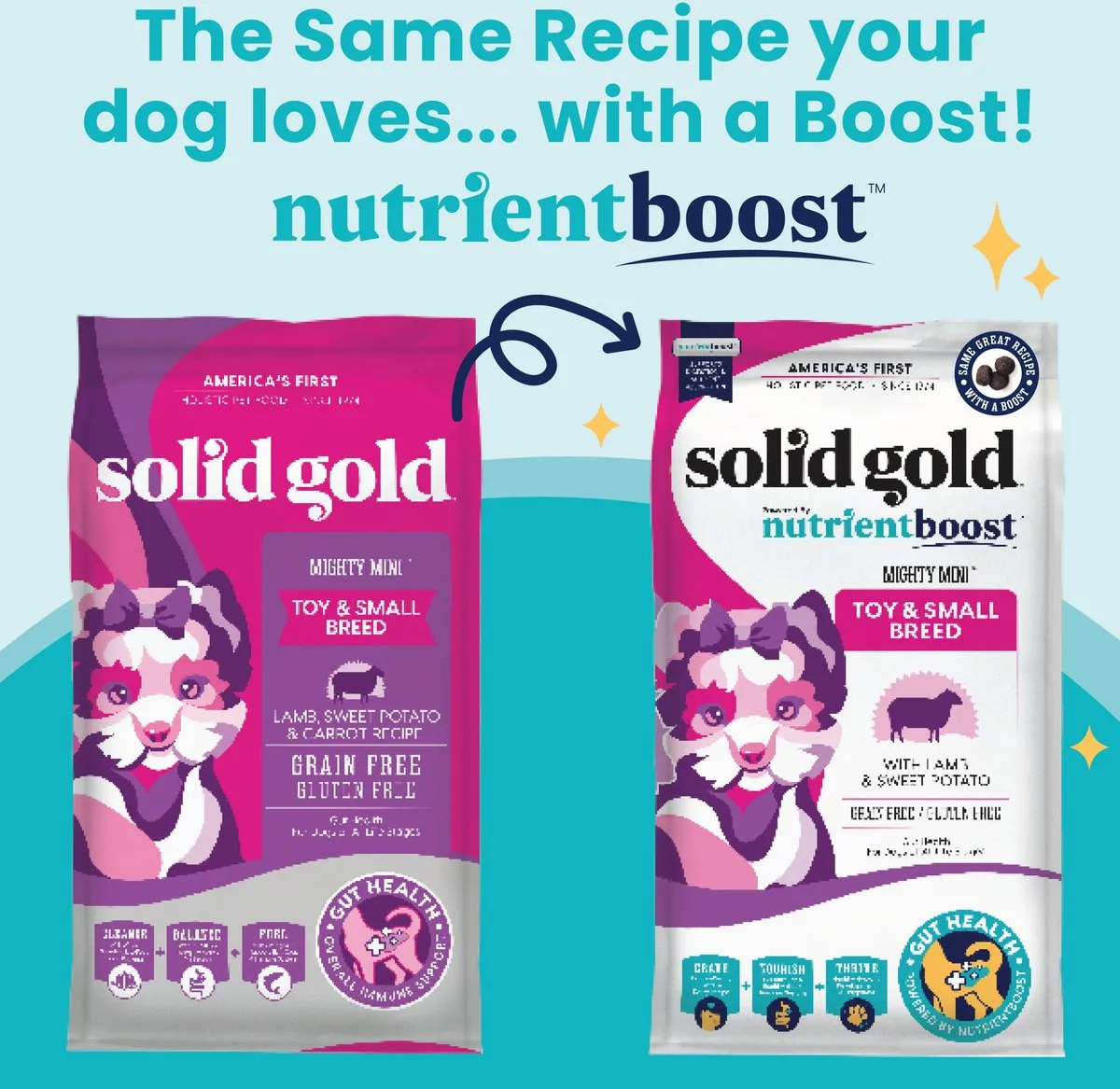 Solid Gold Nutrientboost Mighty Mini Lamb Sweet Potato & Cranberry Recipe Dry Dog Food