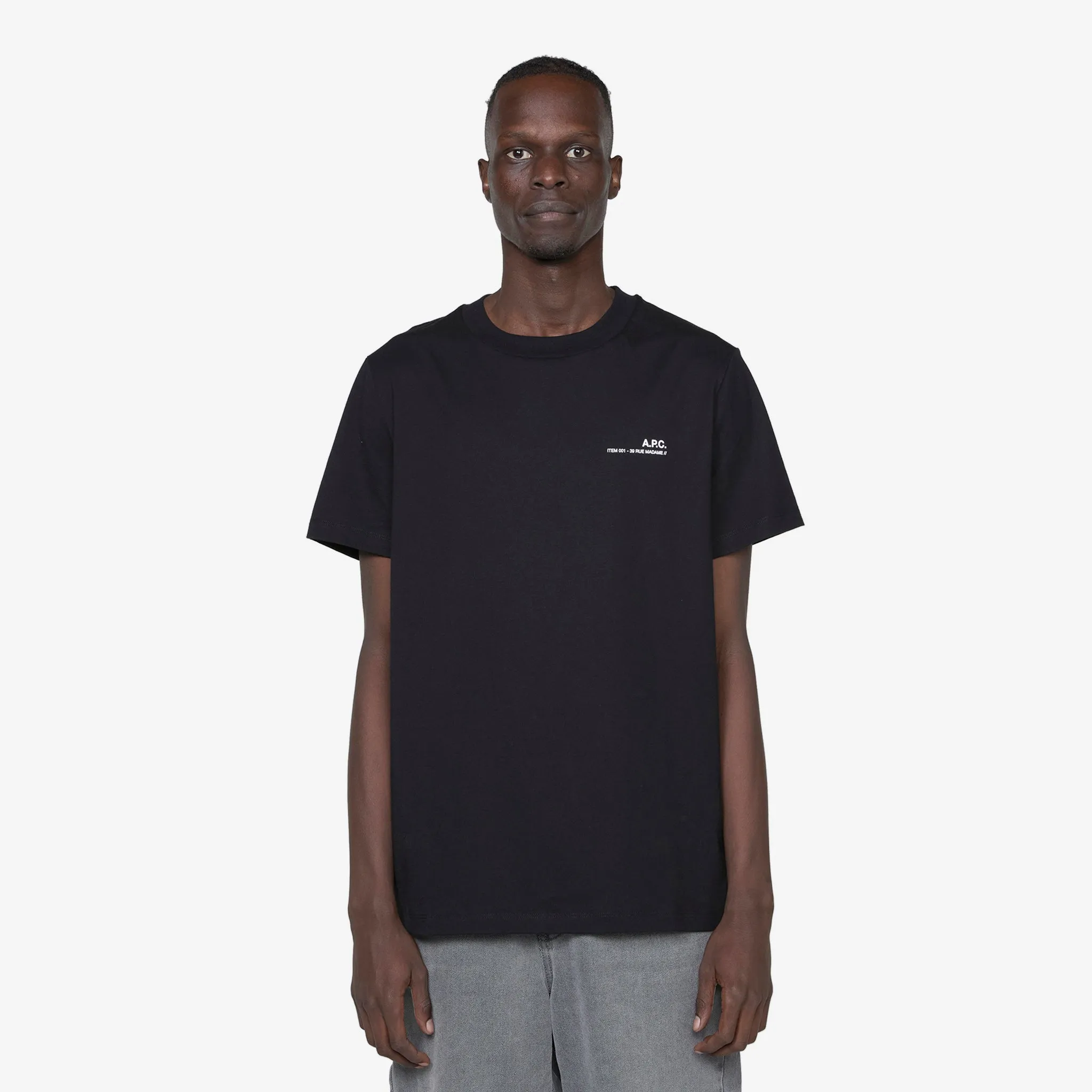 Standard Item T-Shirt Black | White A.P.C. Clothing