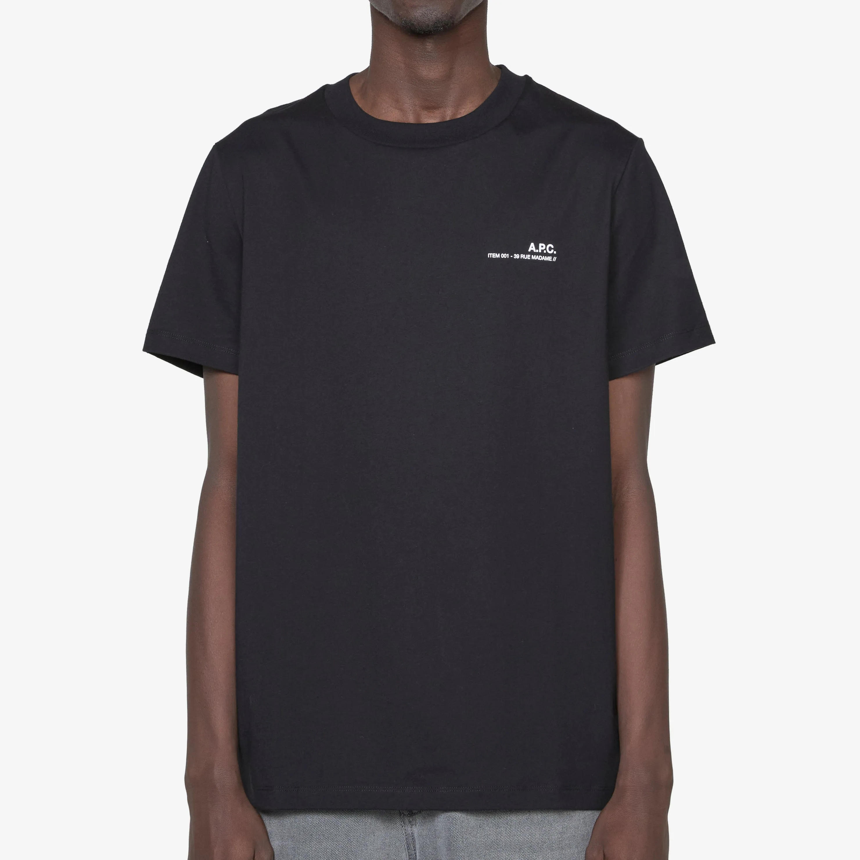 Standard Item T-Shirt Black | White A.P.C. Clothing