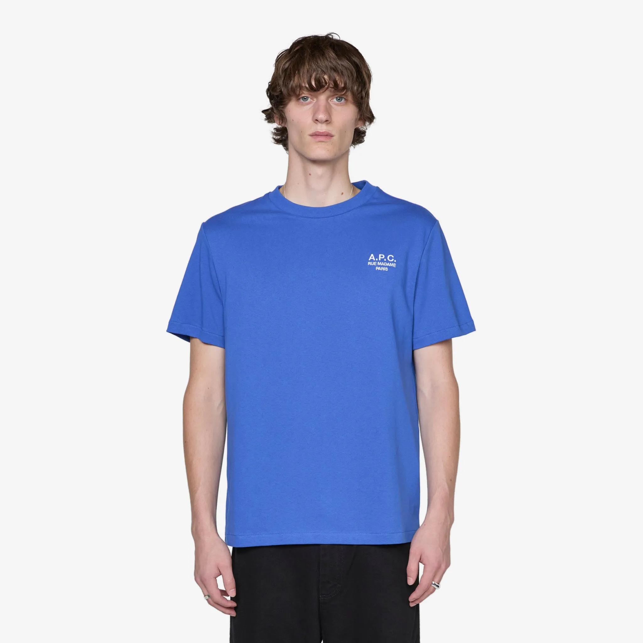 Standard Rue Madame T-Shirt Dark Blue | White A.P.C. Clothing