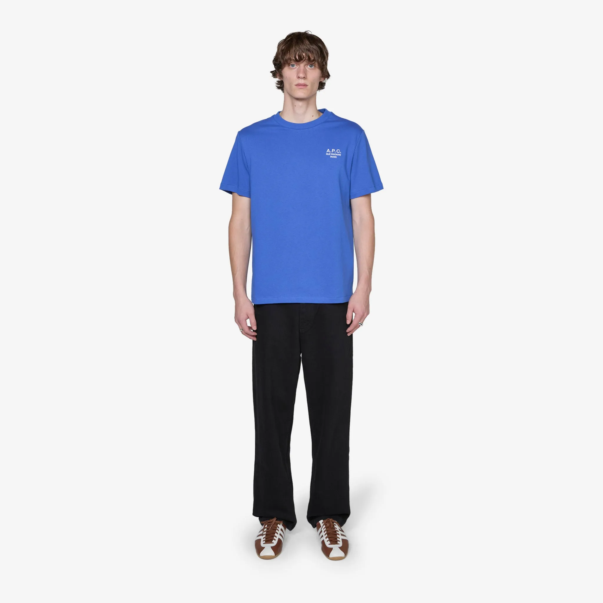 Standard Rue Madame T-Shirt Dark Blue | White A.P.C. Clothing