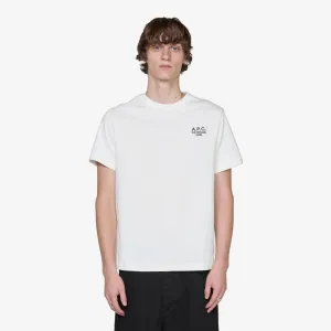 Standard Rue Madame T-Shirt White | Dark Navy Blue A.P.C. Clothing