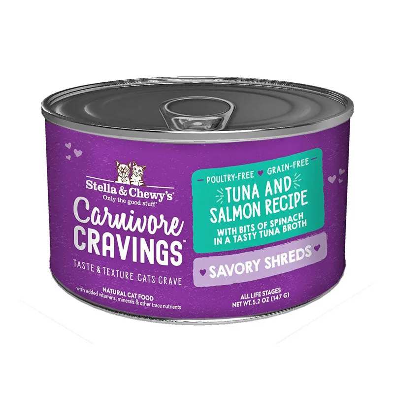 STELLA & CHEWY'S Carnivore Cravings Tuna & Salmon Recipe for Cats