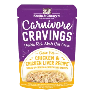 Stella & Chewy's Cat Wet Food Carnivore Cravings Chicken & Chicken Liver 2.8oz