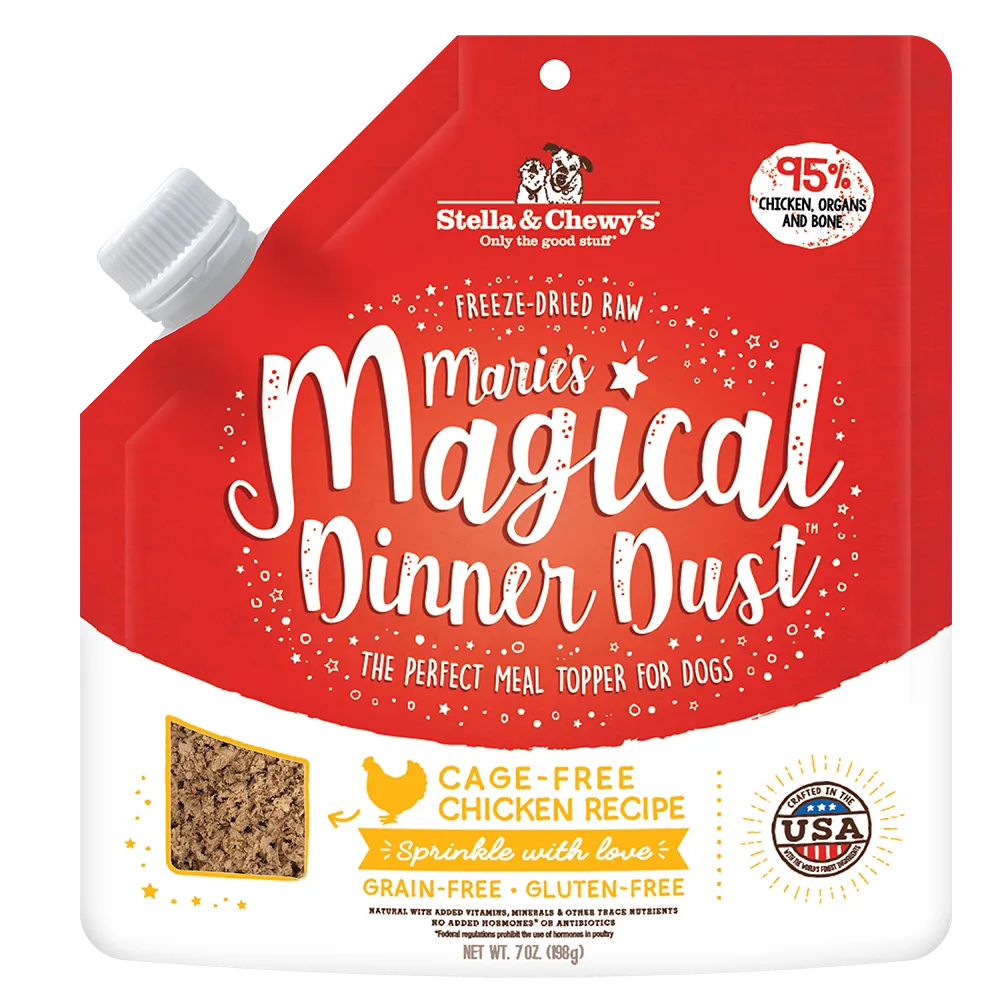 Stella & Chewy's Dog Marie's Magical Dinner Dust - Cage-Free Chicken Recipe 7oz