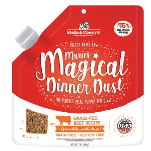 Stella & Chewy's Dog Marie's Magical Dinner Dust - Grass-Fed Beef Recipe 7oz