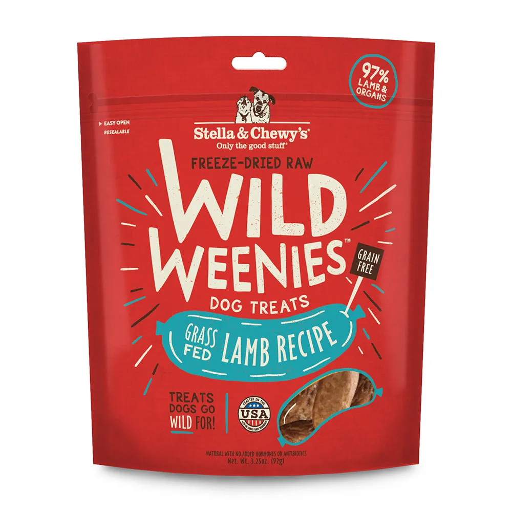 Stella & Chewy's Dog Treat - Wild Weenies Lamb Recipe 3.25oz