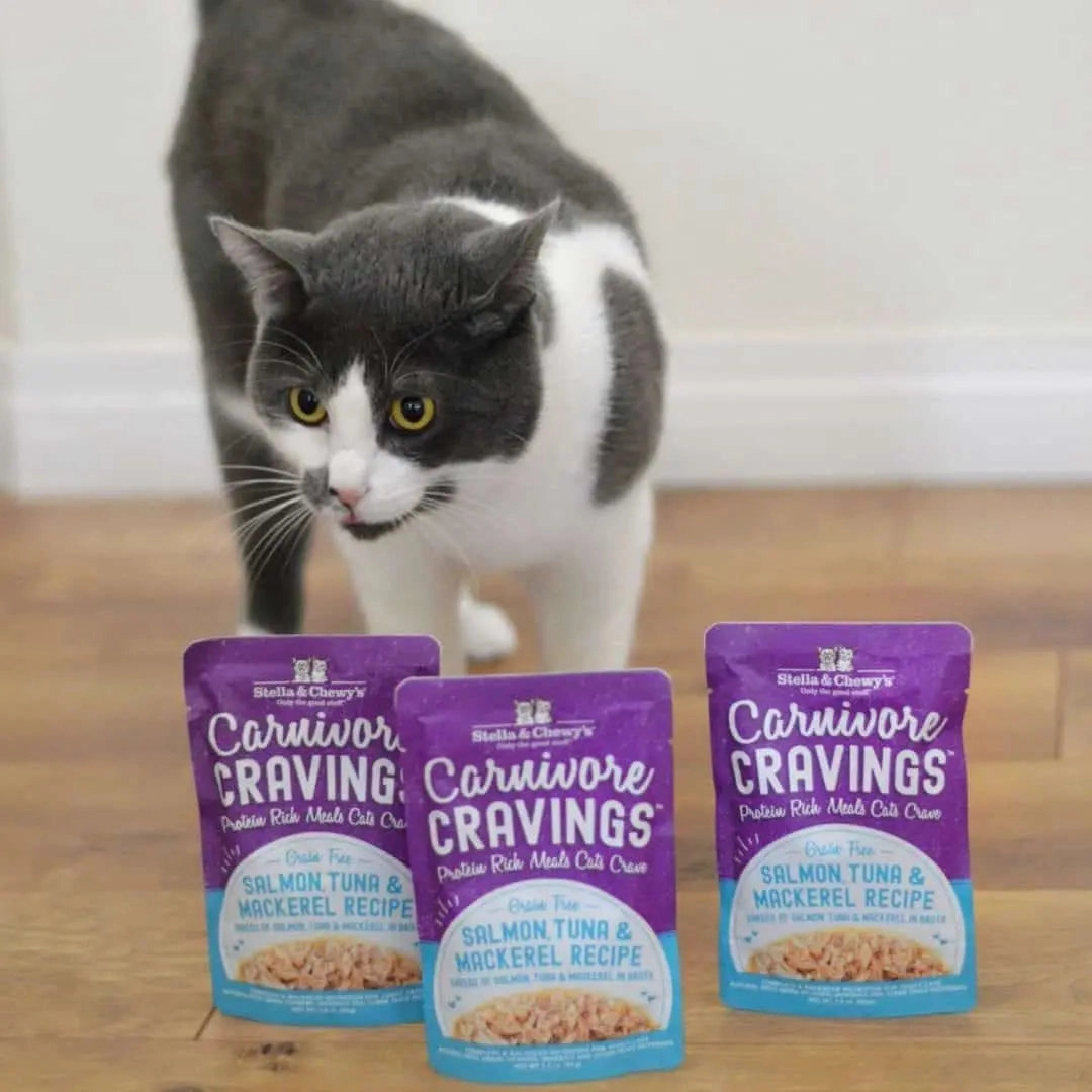 Stella & Chewy's Carnivore Cravings Salmon, Tuna & Mackerel Recipe Wet Cat Food
