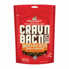Stella & Chewy's Dog Crav'n Bac'n Bites - Bacon & Beef 8.25oz