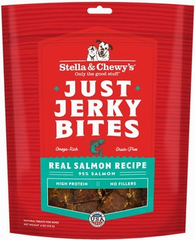 Stella & Chewy's Just Jerky Bites Real Salmon Recipe Grain-Free Dog Treats