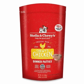 Stella & Chewy's Raw Frozen Chewy's Chicken Dinner Patties for Dogs