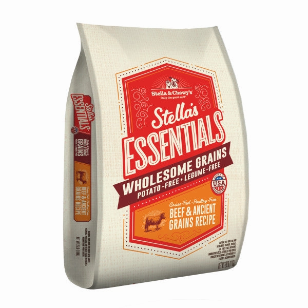 Stella & Chewy's Stella's Essentials Kibble Grass Fed Beef & Wholesome Grains Recipe Dry Dog Food