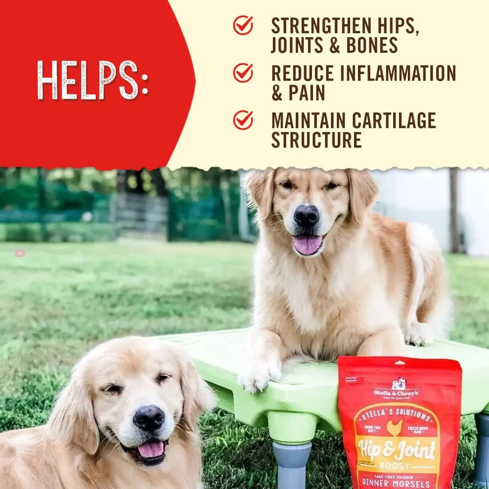 Stella's Solutions Hip & Joint Boost Freeze Dried Cage Free Chicken - Dinner Morsels Dog Food