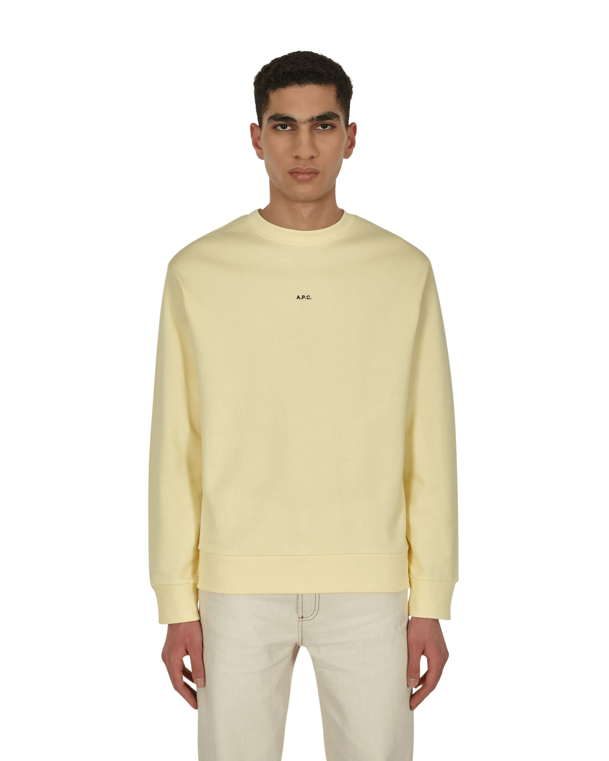 Steve Crewneck Sweatshirt Yellow