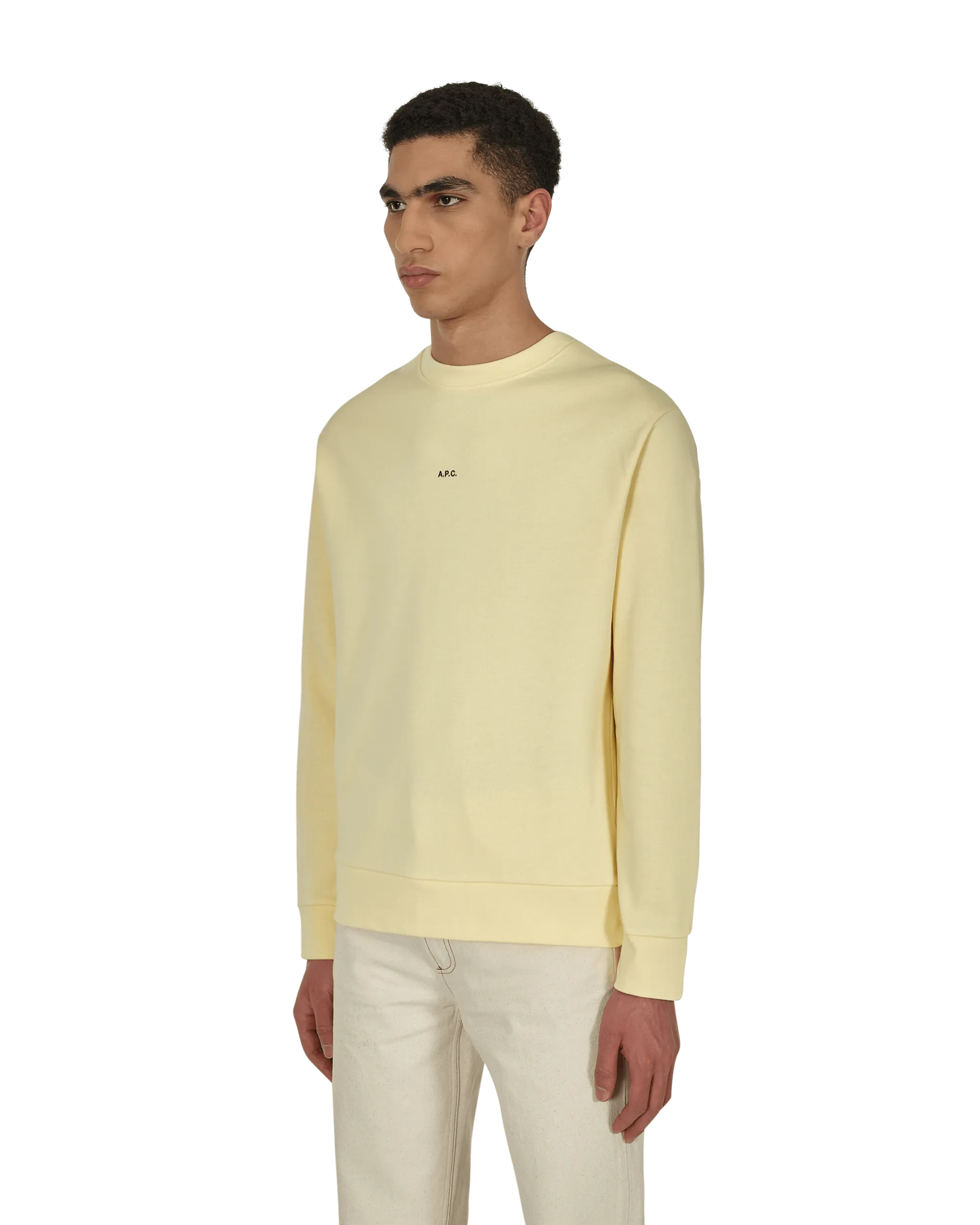 Steve Crewneck Sweatshirt Yellow