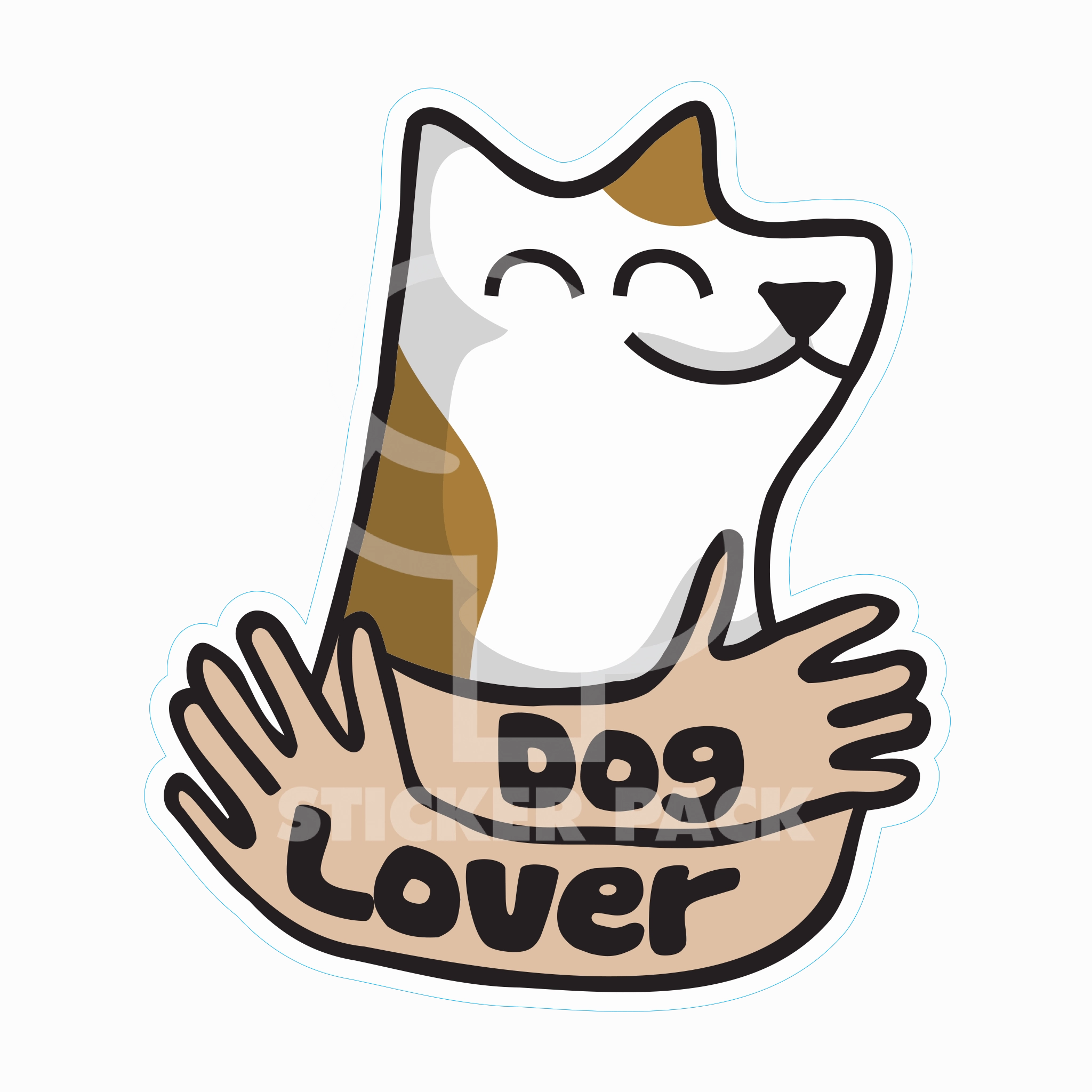 Sticker Pack Dog Lover; Large Sticker