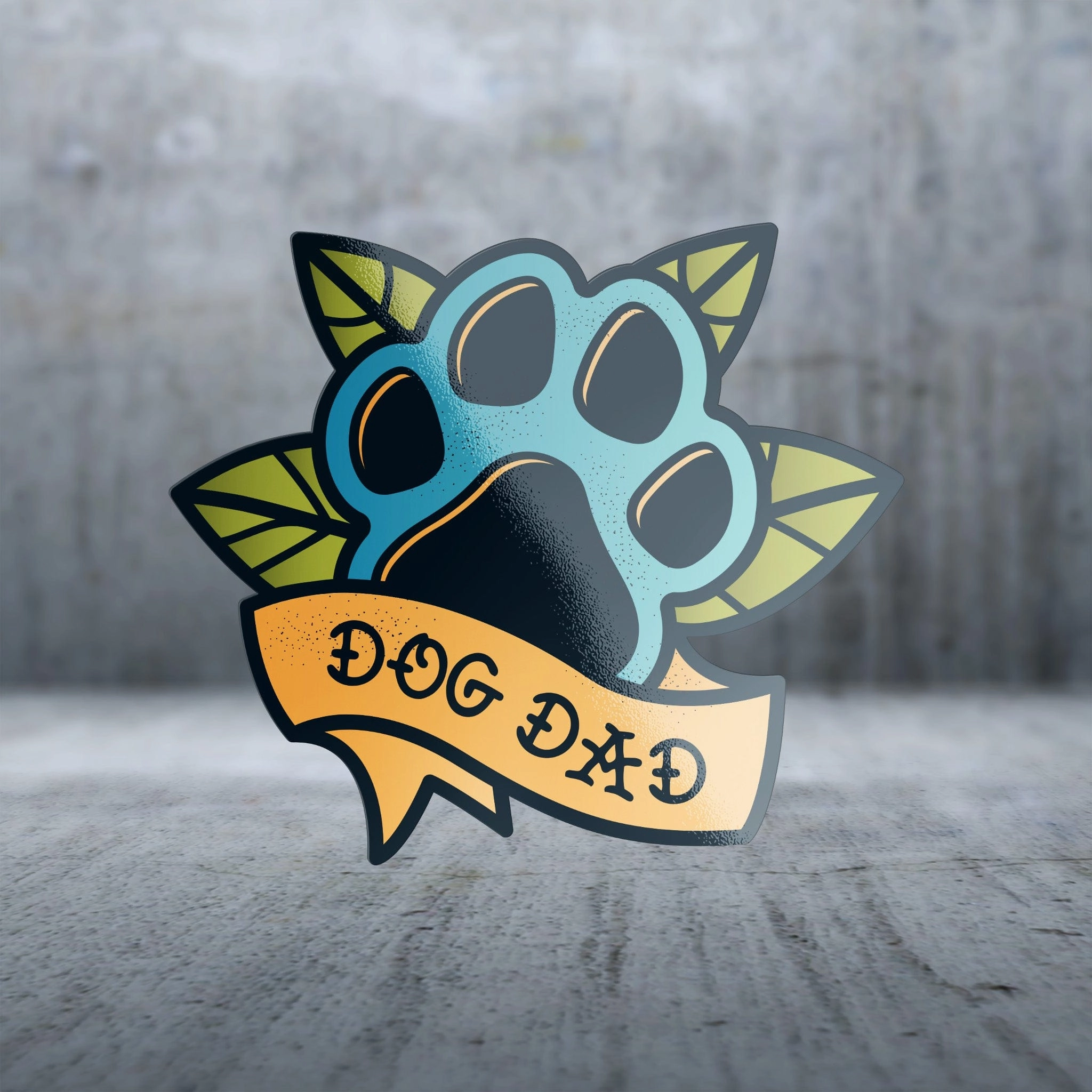 Sticker Pack Dog Sayings -Dog Dad; Small Sticker