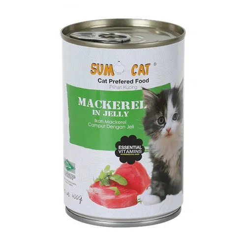 Sumo Cat Mackerel in Jelly 400g